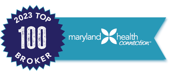 Website Badge Top 100 Broker Maryland Health Connection